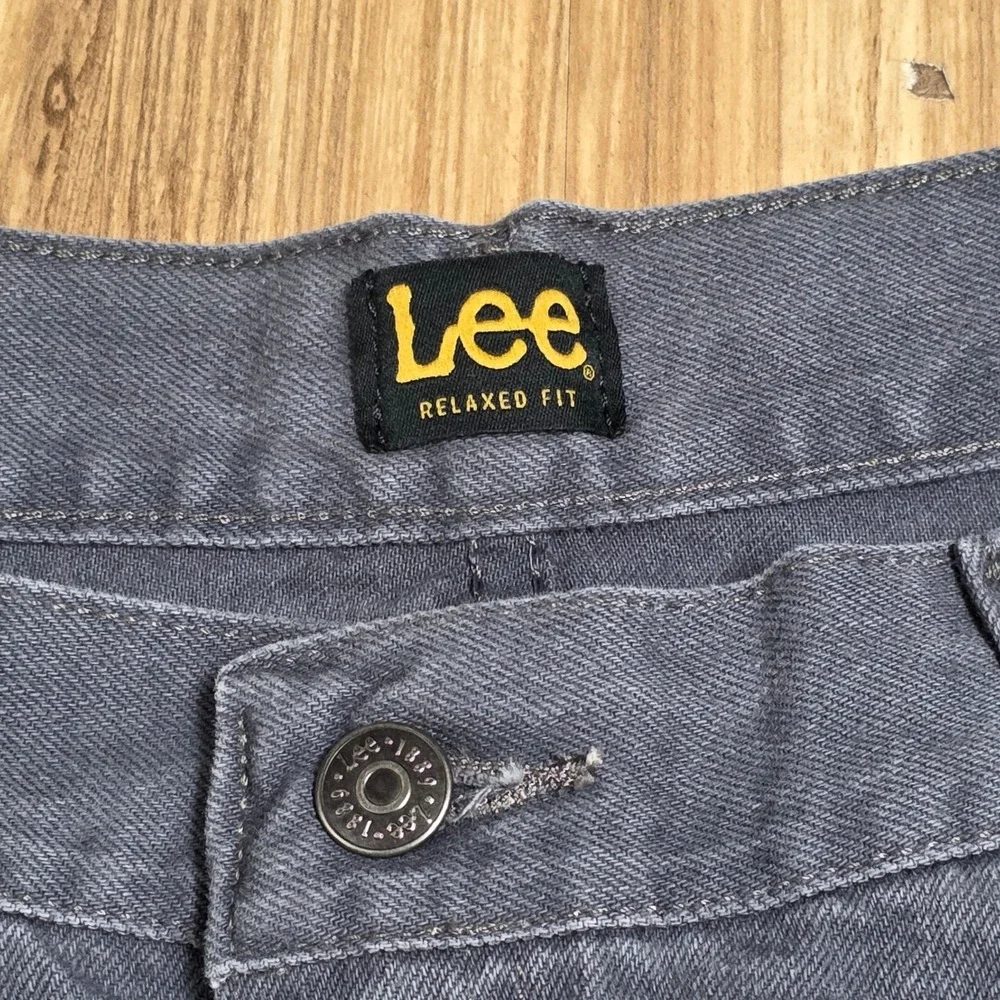 Lee Relaxed Fit Straight Leg Jeans Men's Size‎ 42×32 Thunder Grey New With Tags
